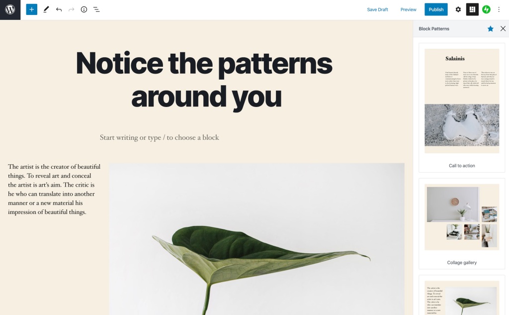 notice-the-block-patterns Create With Confidence — and Better Blocks WordPress